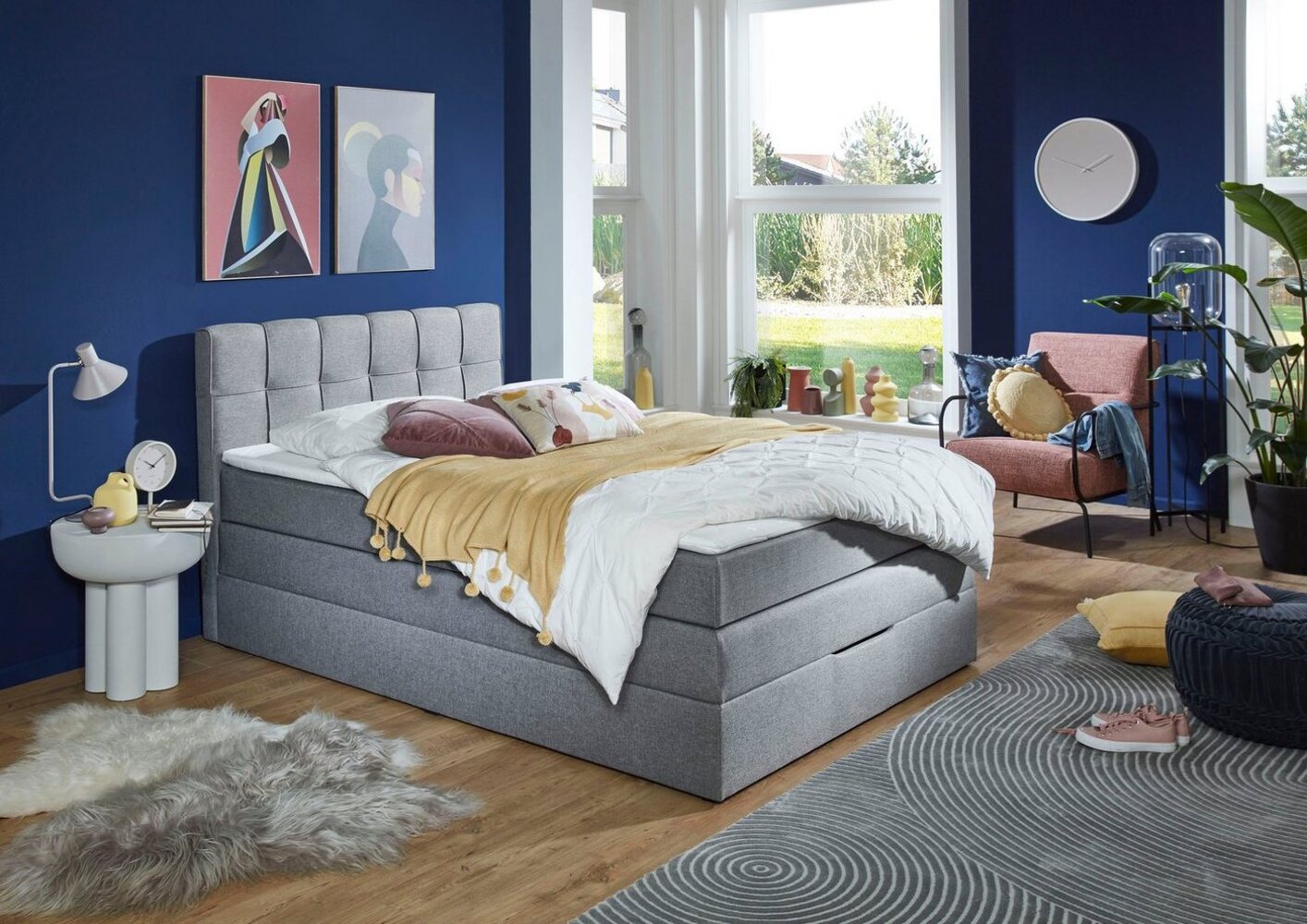 INOSIGN Boxspringbett Fornoli, inkl. Topper und Bettkasten, H3 in zwei Matratzenarten Bild 1