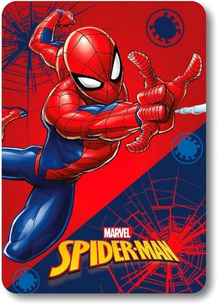 Spiderman Kuscheldecke für Kinder – Flauschige Fleecedecke in 140 x 100 cm Bild 1