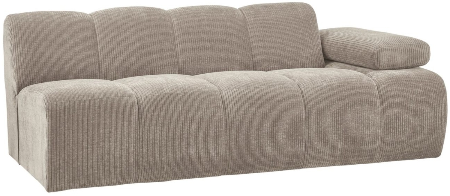 Modulsofa Mojo Flachcord 2er Arm-Rechts, Sand Bild 1