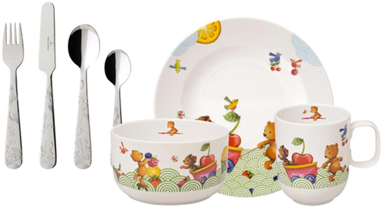 Villeroy & Boch HUNGRY AS A BEAR Kindergeschirrset 7-tlg Bild 1