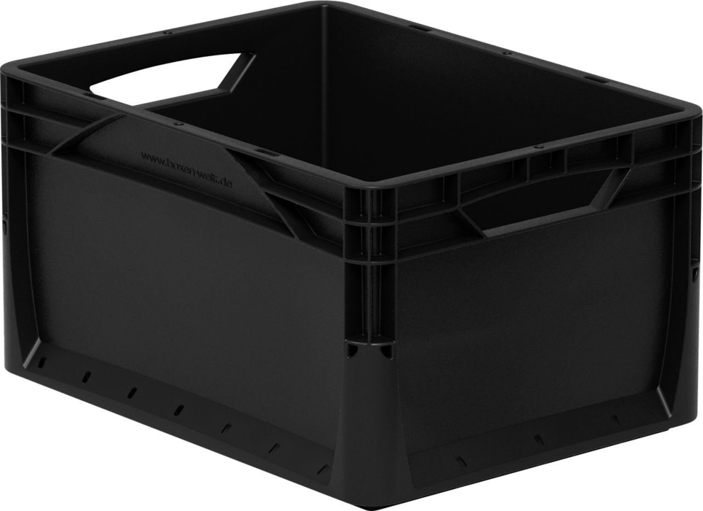 Eurobox schwarz 40x30x22 cm, 20l Lagerkiste Transportbox Kunststoffbox Lagerbox Bild 1