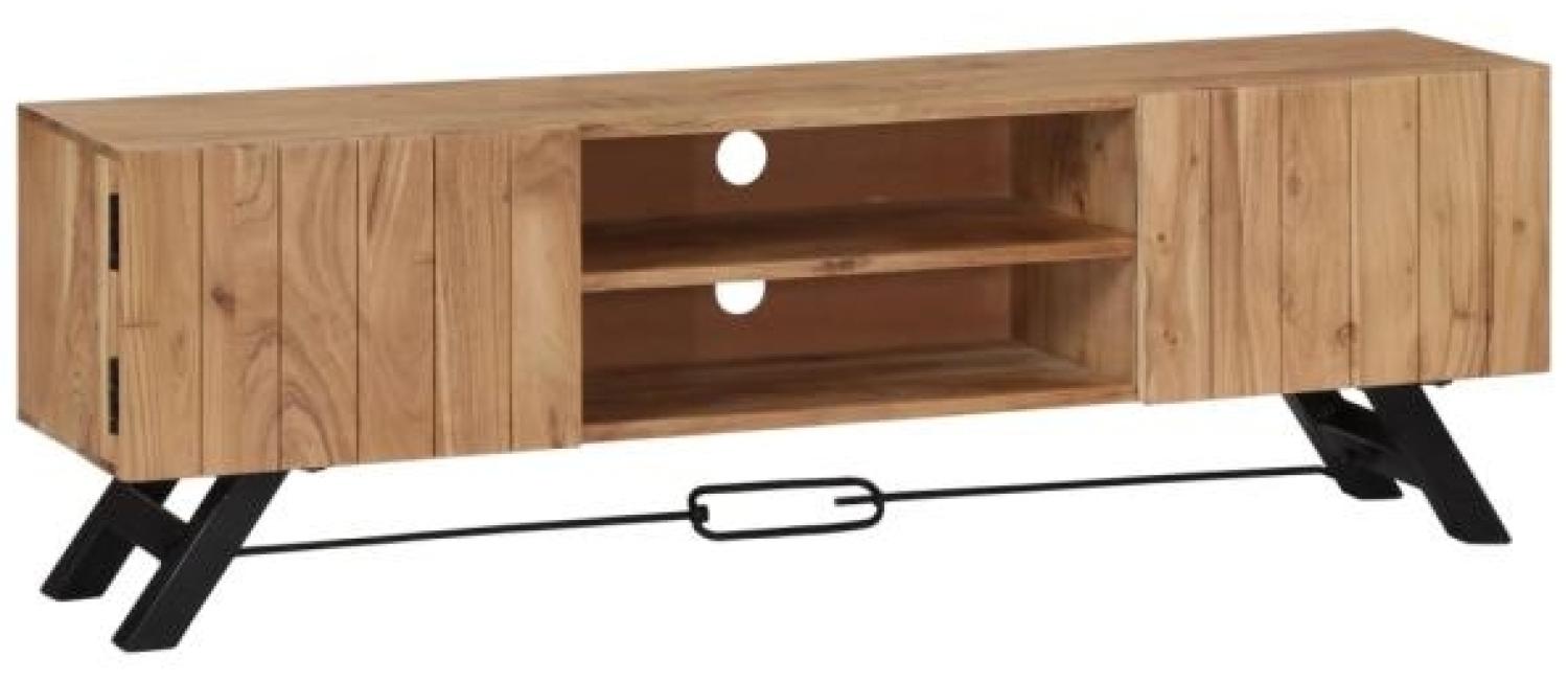 vidaXL TV-Schrank 140 x 30 x 45 cm Massivholz Akazie [247971] Bild 1