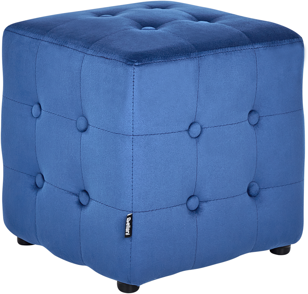 Ottomane WISCONSIN Blau 36 cm 36 cm Bild 1