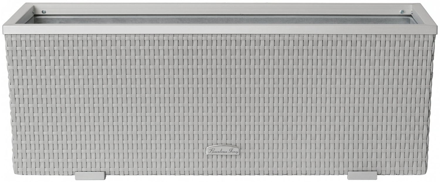 XL Polyrattan Pflanzgefäß 108cm Pflanzkübel Blumentopf Kübel Übertopf Hochbeet Bild 1