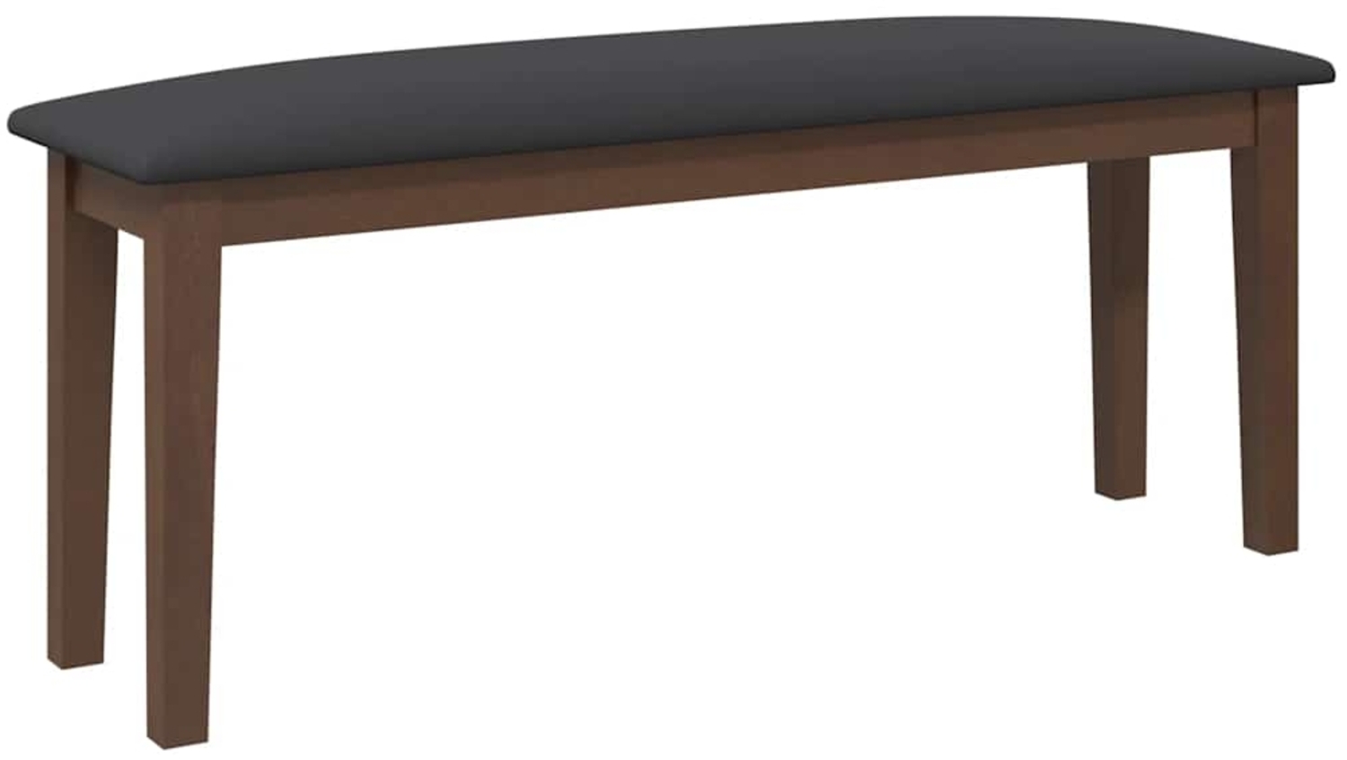 vidaXL Bank 110 cm Braun Massivholz Gummibaum 4102602 Bild 1