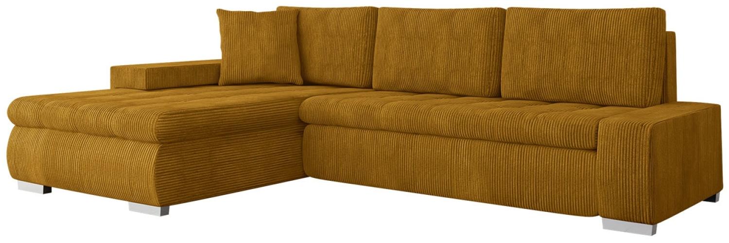 Ecksofa Orkan Mini Cord (Farbe: Poso 1) Bild 1