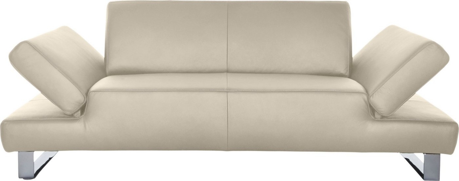 W.SCHILLIG 2-Sitzer taboo Designsofa mit hohem Sitzkomfort, mit Übertiefe, inklusive Armlehnenverstellung, mit Kontrastnaht Bild 1