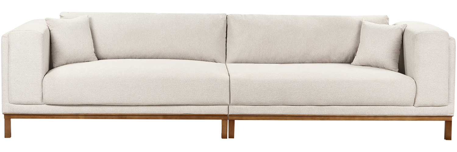 4-Sitzer Sofa Stoff beige VENG Bild 1