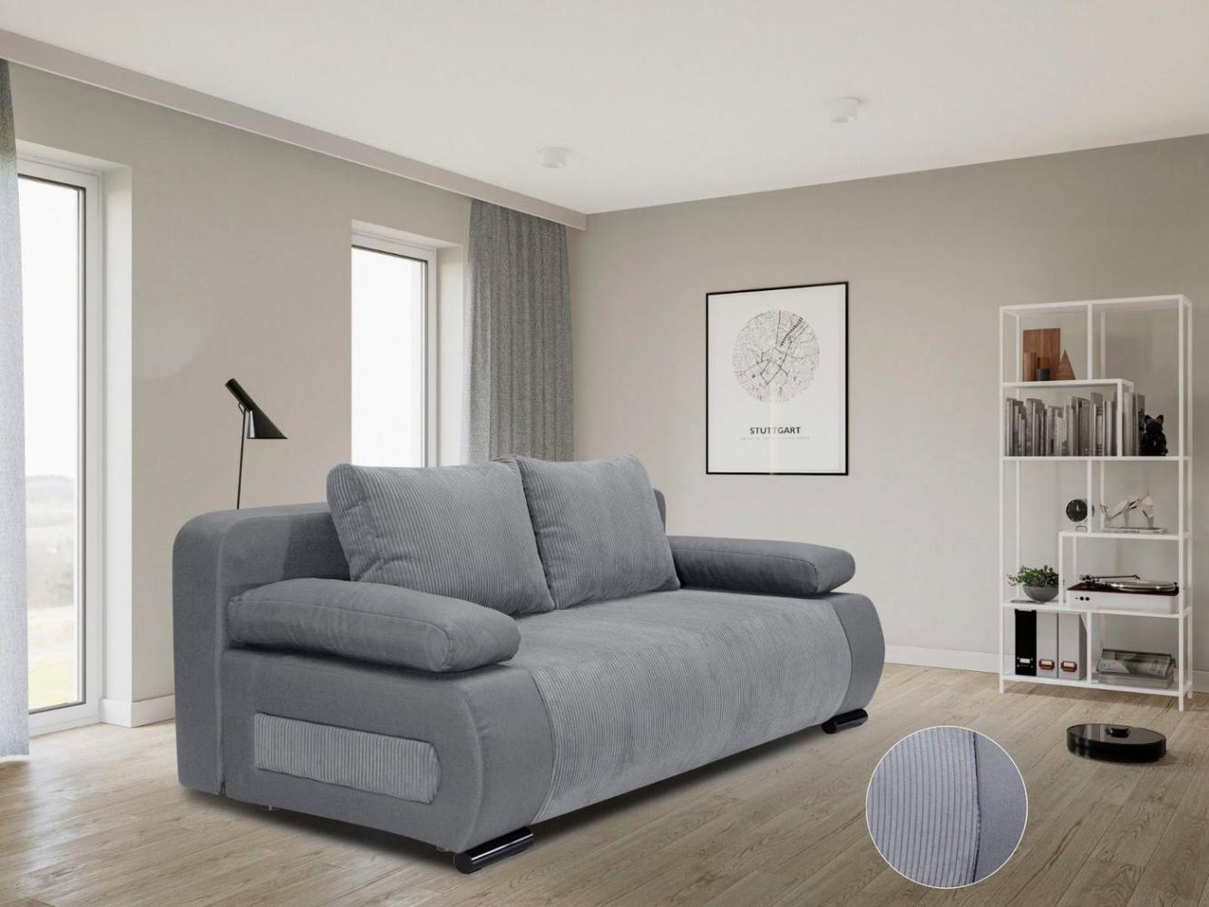 COLLECTION AB Schlafsofa Moritz, mit Bettfunktion und Bettkasten, komfortabler Federkern Bild 1