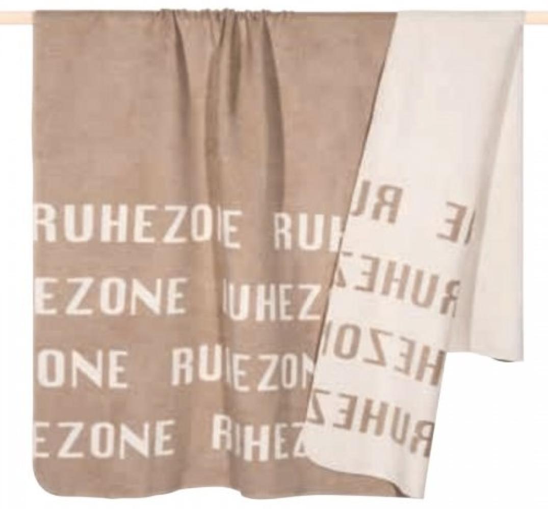 pad Decke Letters Ruhezone Sand Taupe (150x200cm) 11602-X161-1520 Bild 1