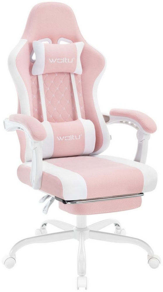 Woltu Gaming-Stuhl (1 St), mit Massagefunktion, ergonomisch, 150 kg, Netzstoff Bild 1