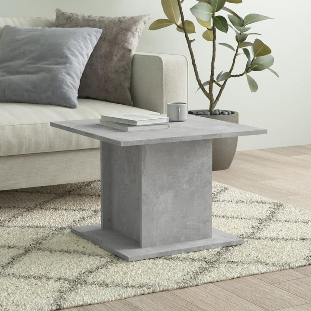 vidaXL Couchtisch Betongrau 55,5x55,5x40 cm Holzwerkstoff 810320 Bild 1