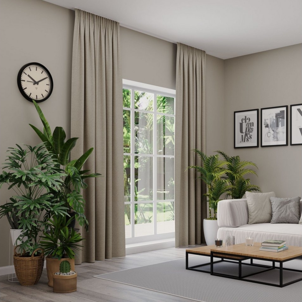 Neutex for you! Vorhang nach Maß ARUBA (1 St), Multifunktionsband, verdunkelnd, Jacquard, Uni Dimout, hochwertige Webstruktur Bild 1