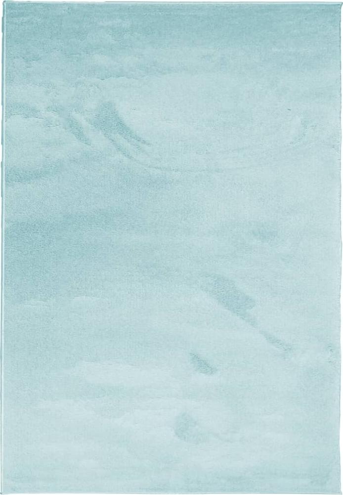 vidaXL Teppich OVIEDO Kurzflor Grün 200x280 cm 375583 Bild 1