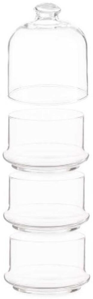 Topf Patisserie Pralinen Durchsichtig Glas 10 x 25 x 10 cm (6 Stück) Bild 1