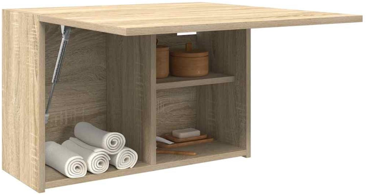 vidaXL Bad-Wandschrank Sonoma-Eiche 60x25x40 cm Holzwerkstoff 860069 Bild 1