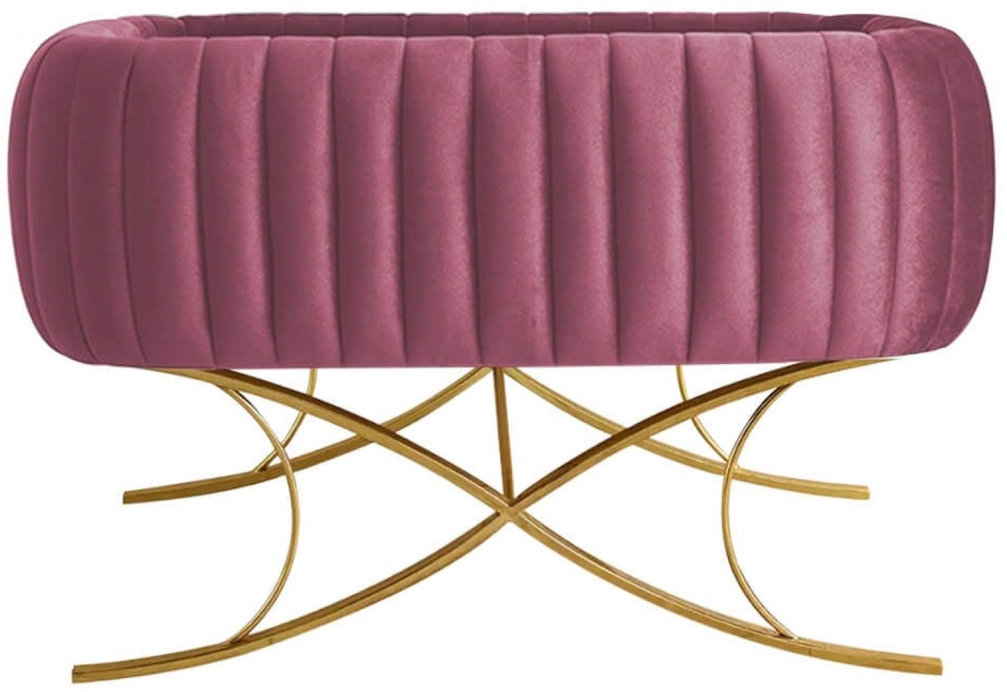 Cornella | Babywiege-Pink x gold Bild 1