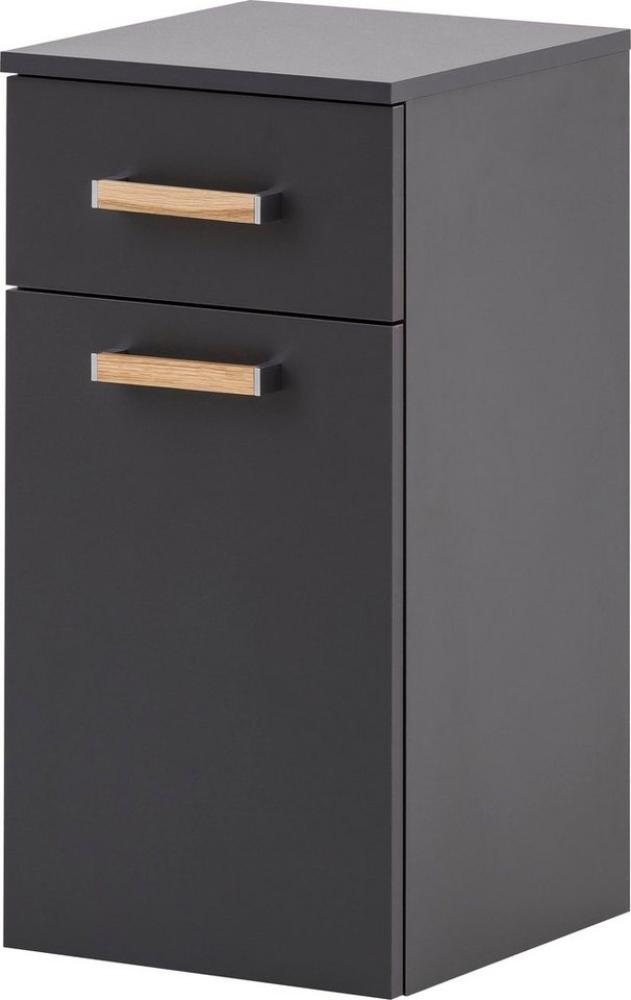 SCHILDMEYER Unterschrank Kommode Badschrank anthrazit 32,7 x 67 x 35,3 cm Bild 1