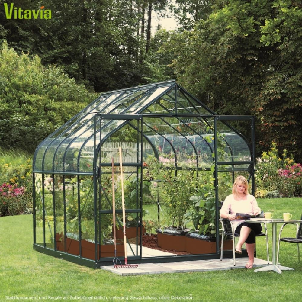 Vitavia Gewächshaus Diana 8300, ESG 3mm, smaragd Bild 1