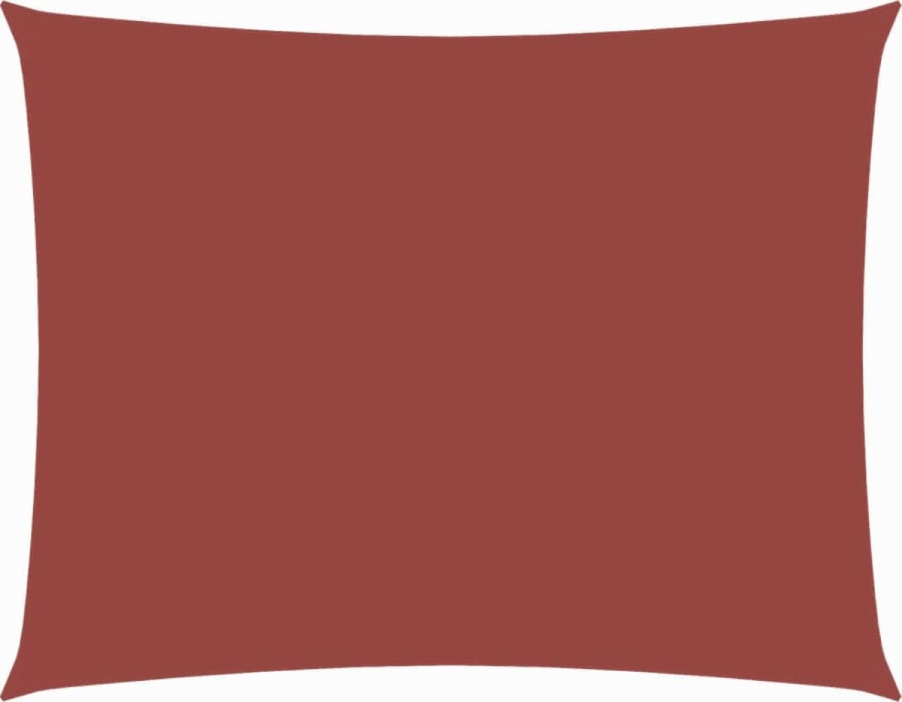 vidaXL Sonnensegel Oxford-Gewebe Rechteckig 3x4,5 m Terrakotta-Rot 135376 Bild 1