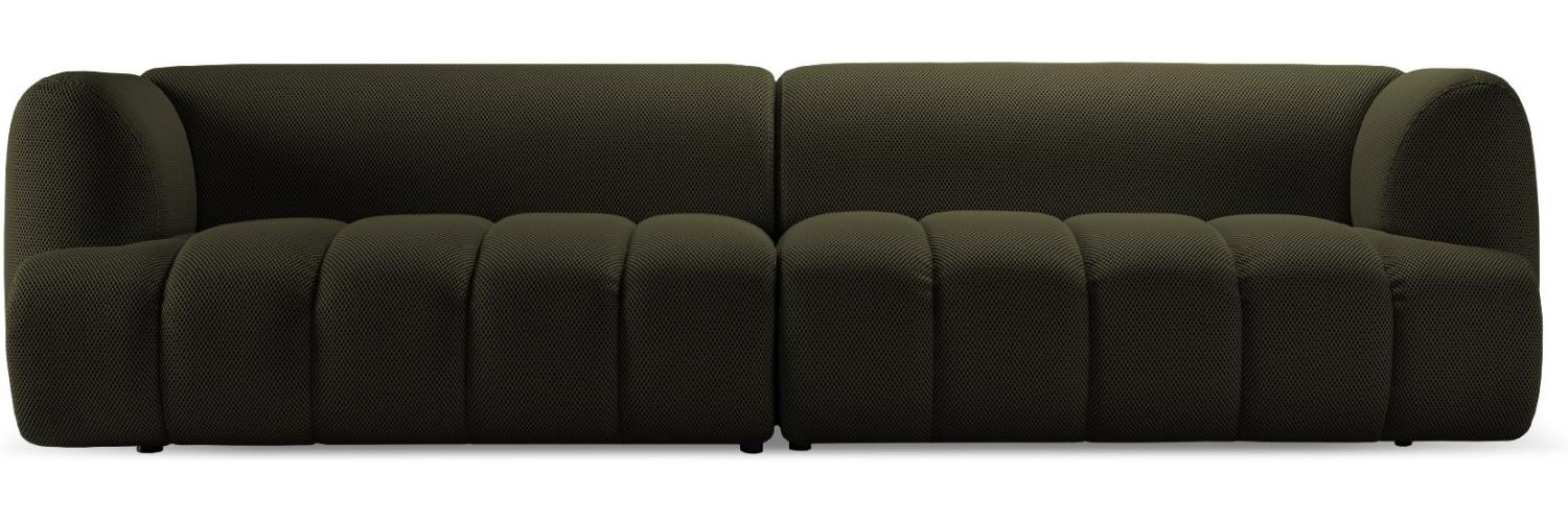 Micadoni Modulares Sofa Harry 4-Sitzer 3D-Stoff Amazonas Grün Bild 1