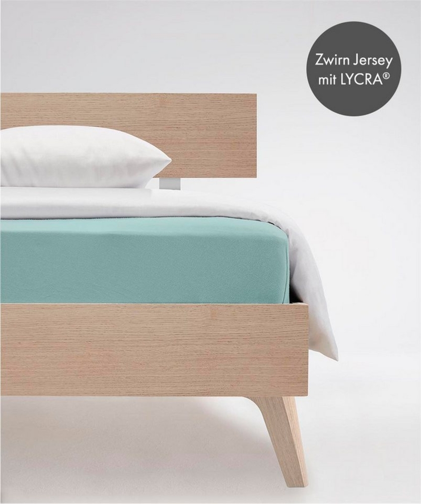 fleuresse Spannbettlaken Comfort, Jersey-Elasthan, Gummizug: rundum, (1 Stück), langlebig & bügelfrei,Perfekte Passform durch POWER-STRETCH Bild 1