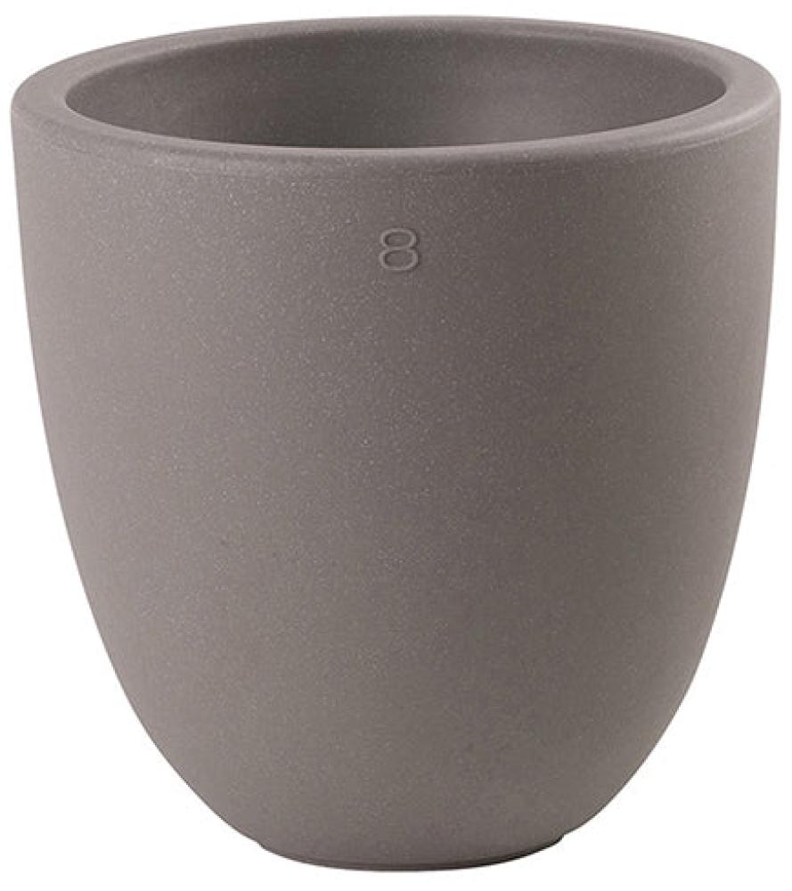 Blumentopf LED Shining Curvy Pot (taupe S E27) Bild 1