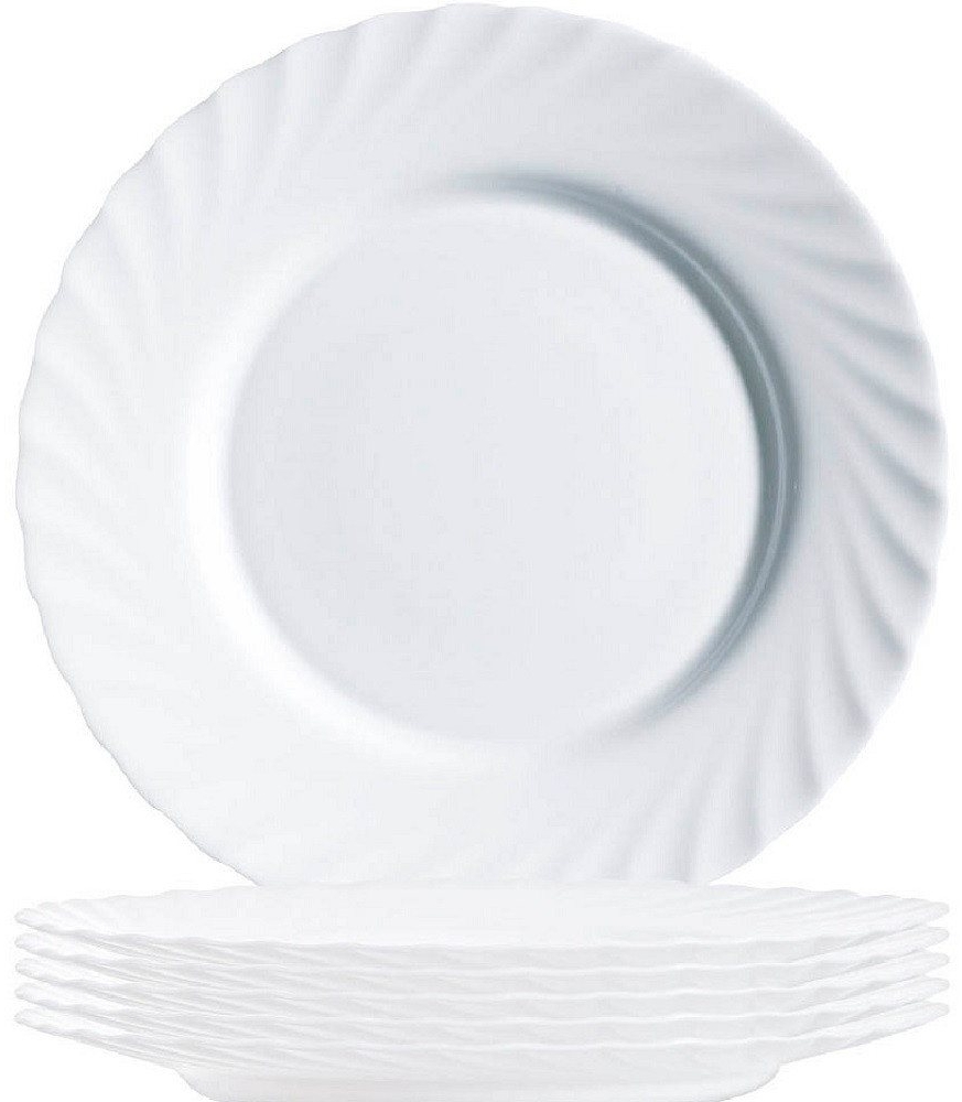 Arcoroc Brotteller Arcoroc Trianon White Teller flach 15,5 cm 6er Set Bild 1