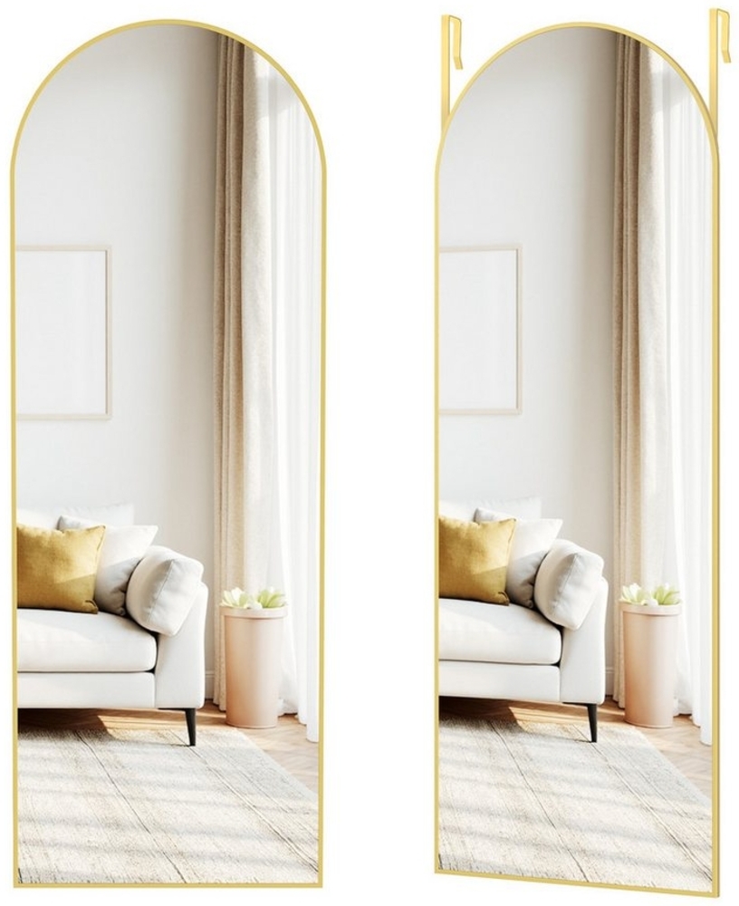 SONGMICS Wandspiegel, Ganzkörperspiegel, 120 x 40 cm, rechteckiger / gewölbter Wandspiegel Bild 1