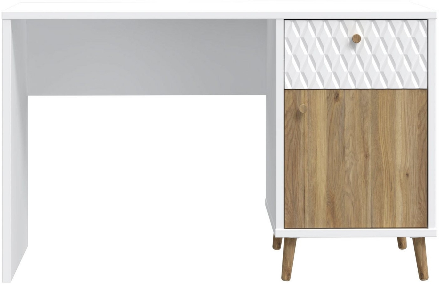 FORTE Schreibtisch Aksana, Schreibtisch, Soft Close, Vollauszug, modernes Design Bild 1