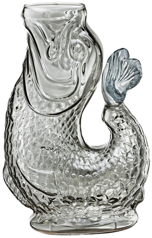 Glaskaraffe Karaffe Krug Kanne Gluckert beim Ausgießen 1L cilio NEMO grau 291292 Bild 1