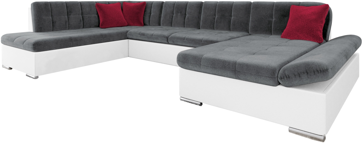 Wohnlandschaft Bergen (Farbe: Soft 017 + Kronos 22 + Kronos 02, Seite: Rechts) Bild 1