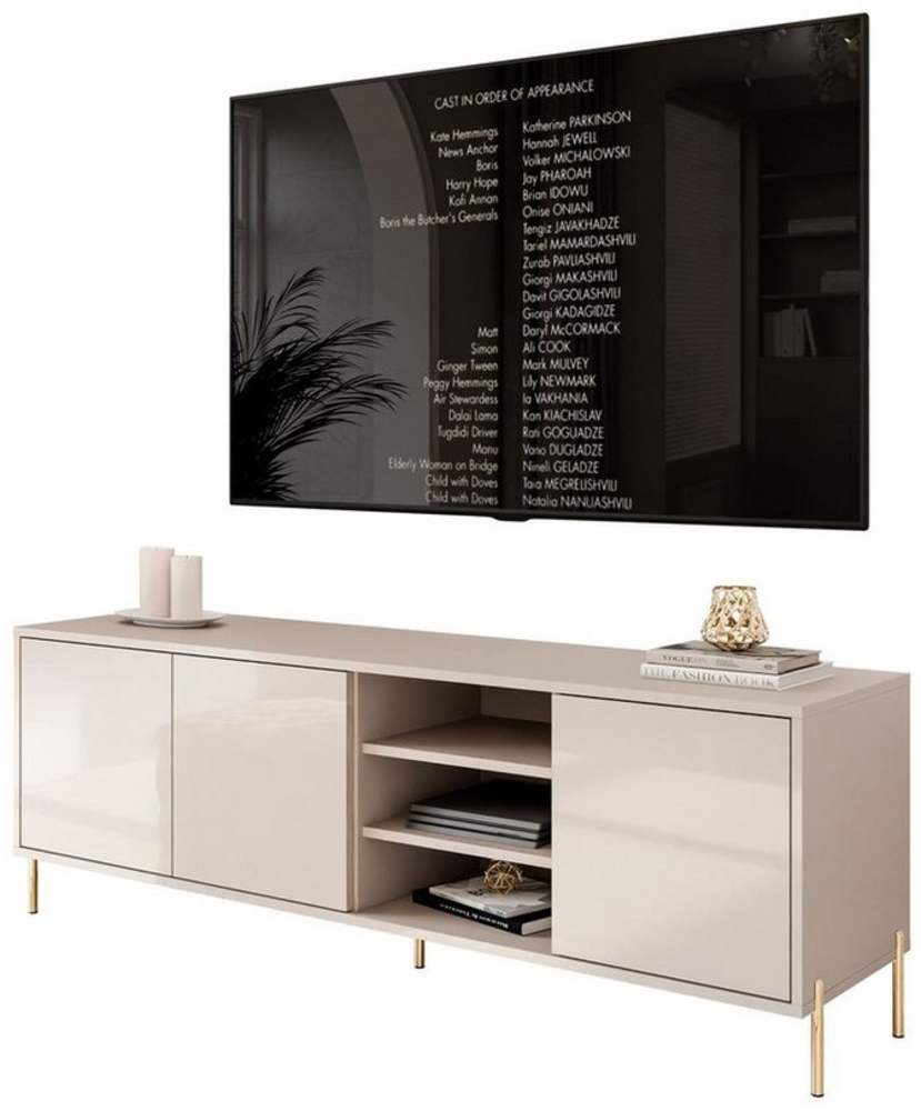 Lookway TV-Schrank SANAYI in Kaschmir mit eleganten Füßen Breite: 156 cm Bild 1