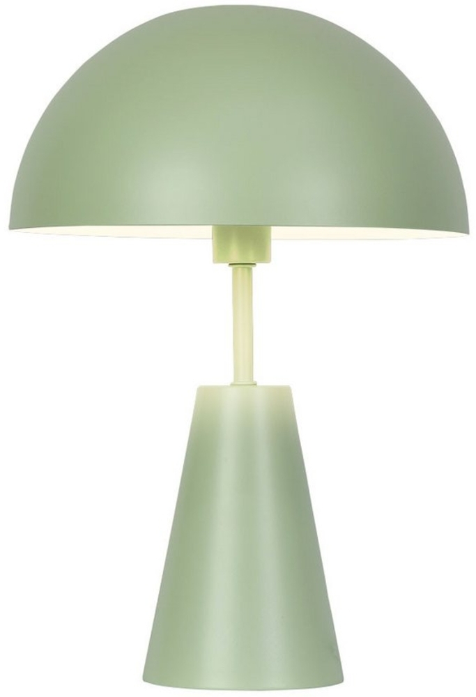 NOWA LED Tischleuchte, Leuchtmittel inklusive, Warmweiß, Tischlampe Nachttischlampe Pilz Wohnzimmerlampe Metall grün LED H 36cm Bild 1