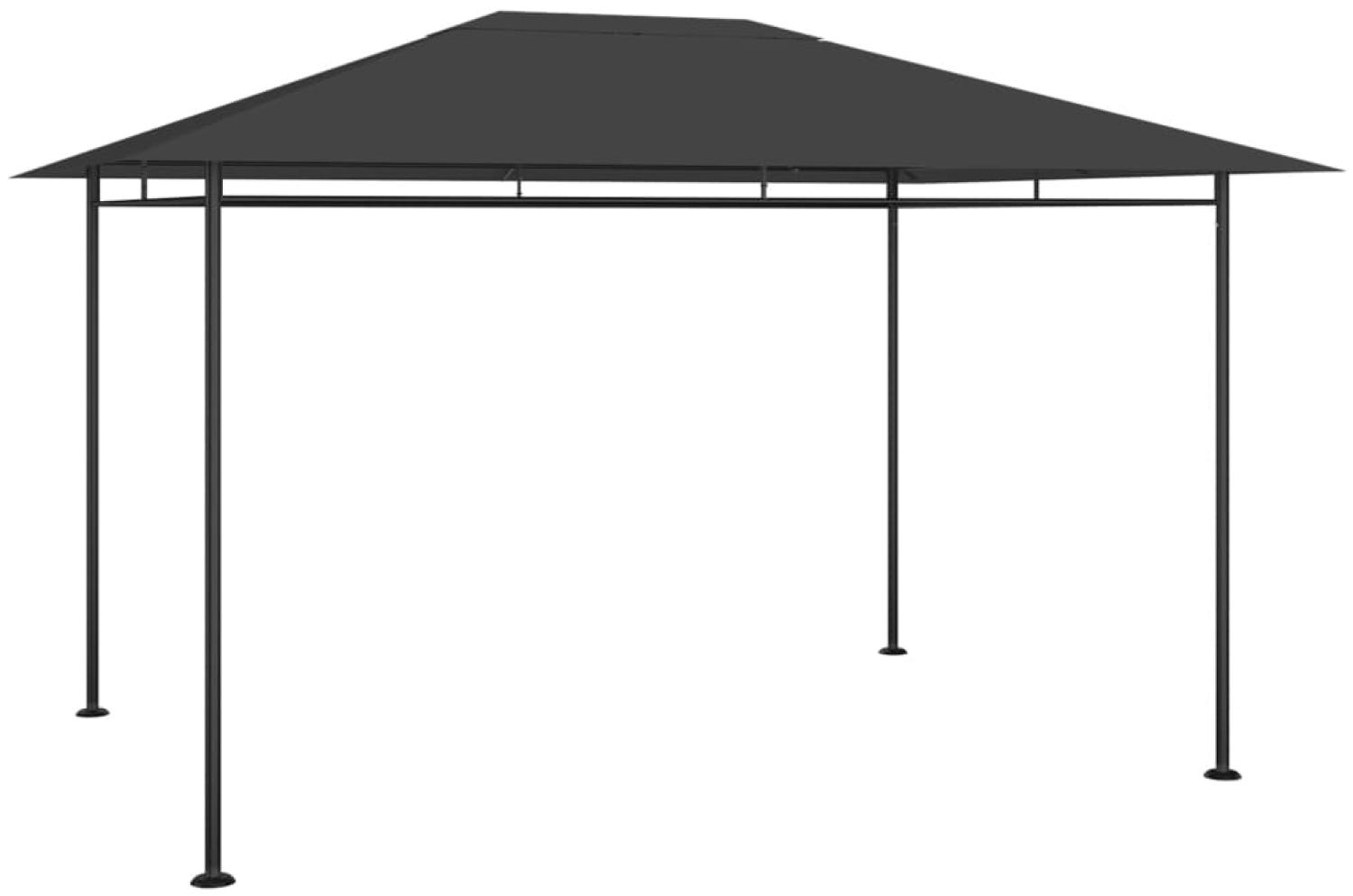 vidaXL Pavillon 384x281x270 cm Anthrazit 180 g/m² 313923 Bild 1