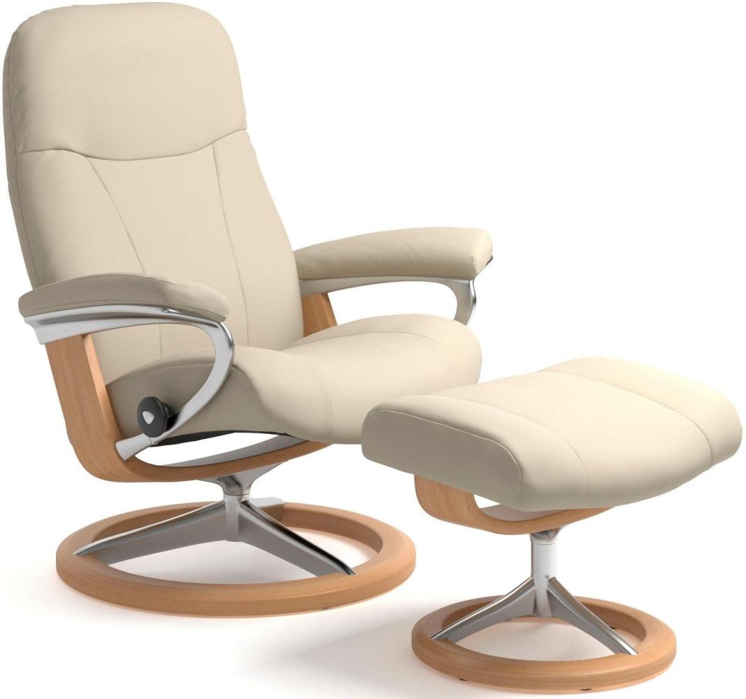 Stressless® Relaxsessel Garda, mit Signature Base, Größe M, Gestell Eichefarben Bild 1