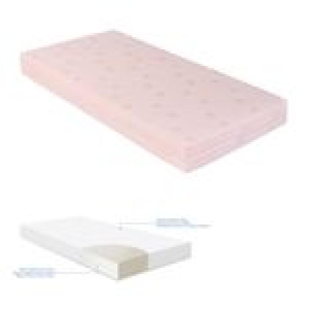 Kikkaboo Babybett-Matratze extra Comfort 120 x 60 x 12 cm, Bezug abnehmbar rosa Bild 1