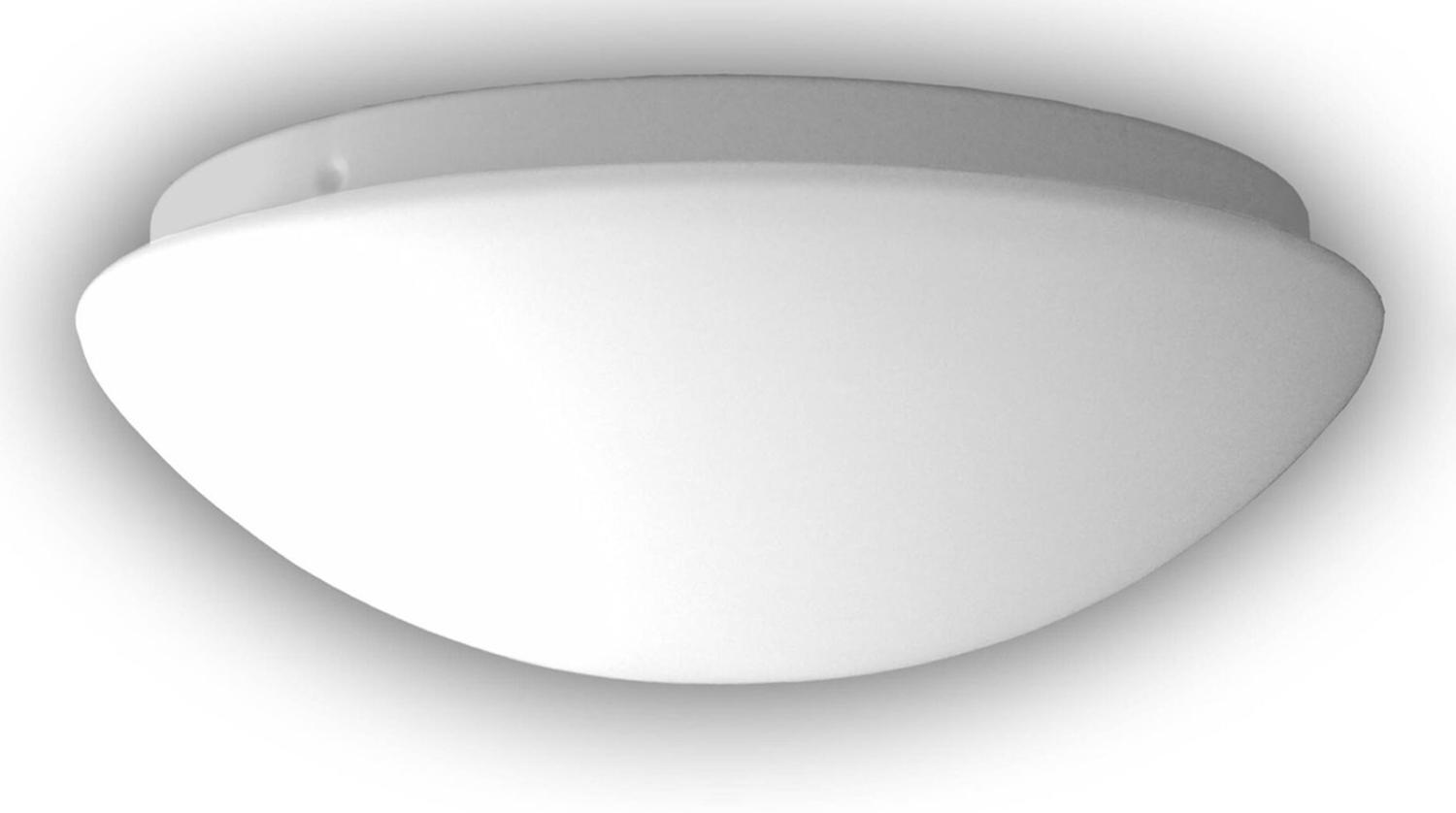 LED Deckenleuchte / Deckenschale rund, Opalglas matt, Ø 20cm Bild 1