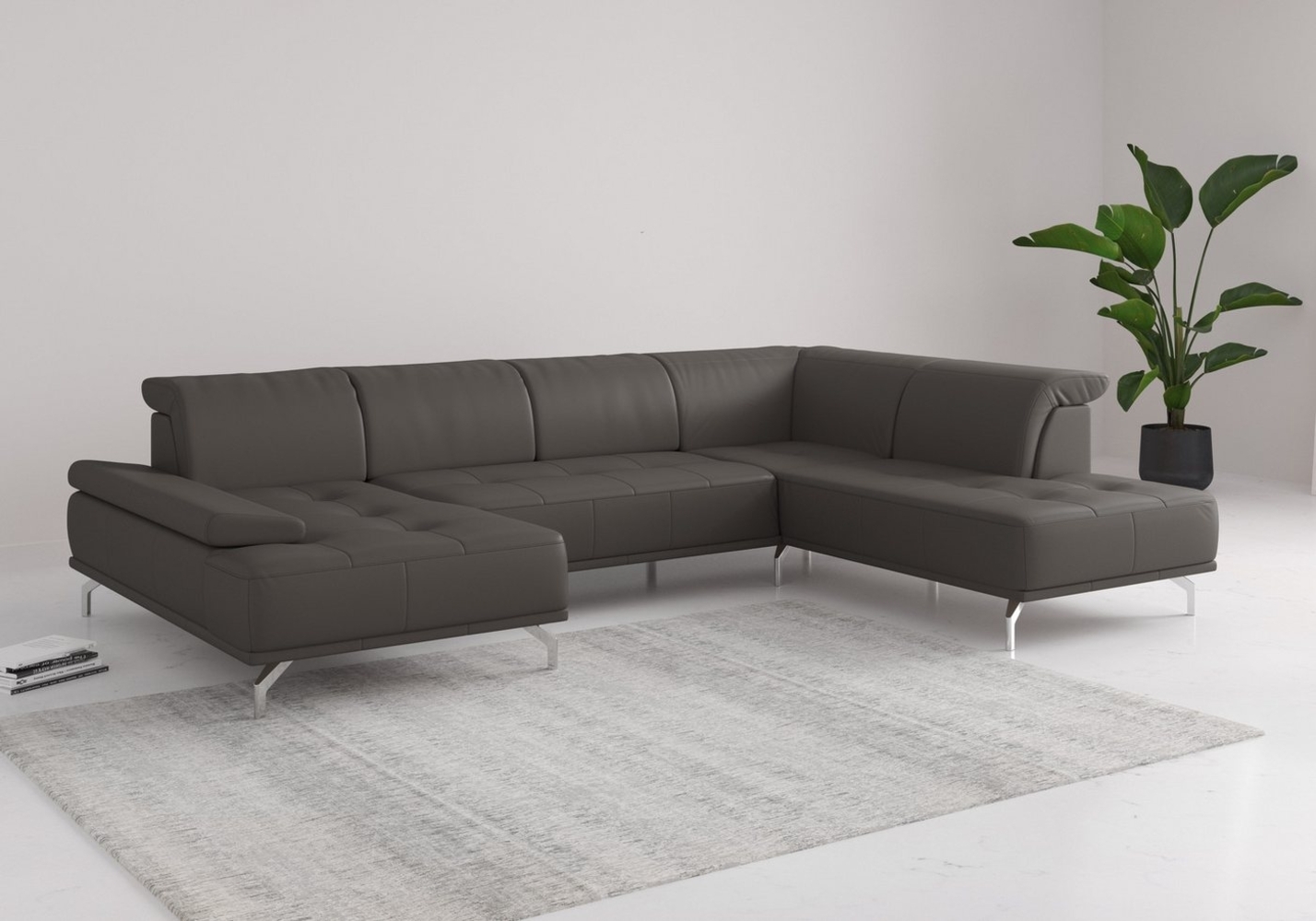 Places of Style Wohnlandschaft Caluna, Inkl. Sitztiefenverstellung, wahlweise mit Kopf- und Armteilverstellung Bild 1