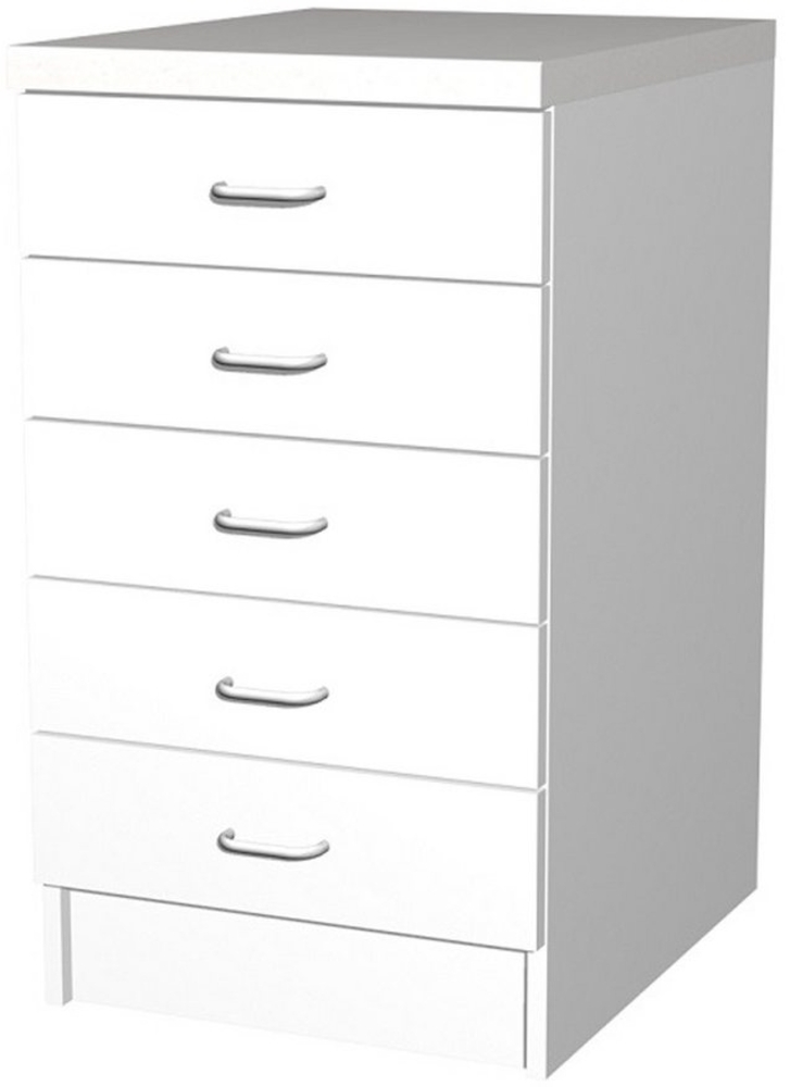 Flex-Well Schubkasten-Unterbau Schubkastenschrank 50 cm breit - Weiß – Rapido Bild 1