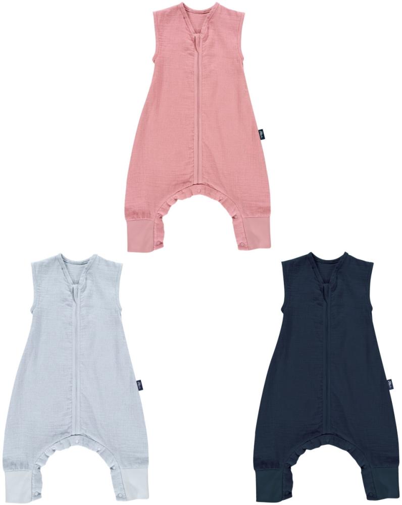 Alvi Sleep-Overall Light Mull sky way 100 cm Bild 1