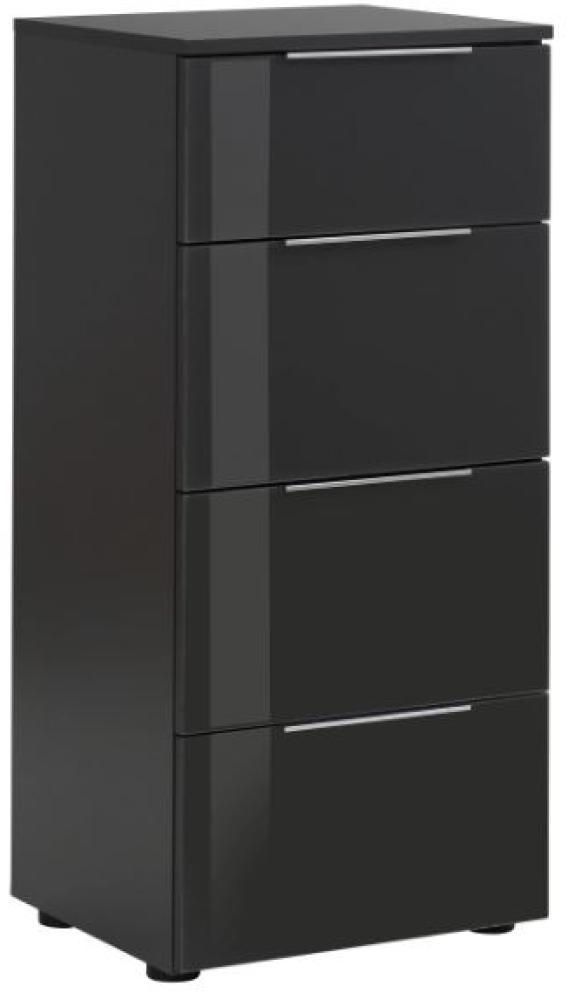 Maja Möbel Trend Kommode 7804 Anthrazit / Glas Anthrazit Bild 1