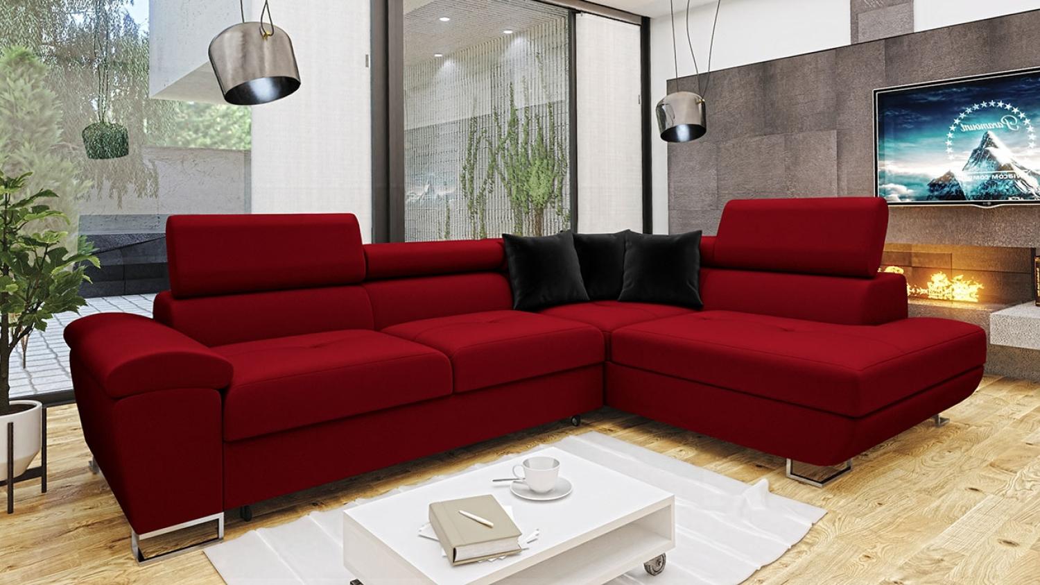 Ecksofa Cotere Premium, Seite: Rechts, Farbe: Venus Velvet 2926 + Venus Velvet 2926 + Magic Velevet 2219 Bild 1