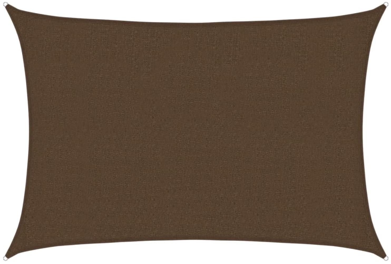 vidaXL Sonnensegel 160 g/m² Braun 2,5x3,5 m HDPE 311783 Bild 1