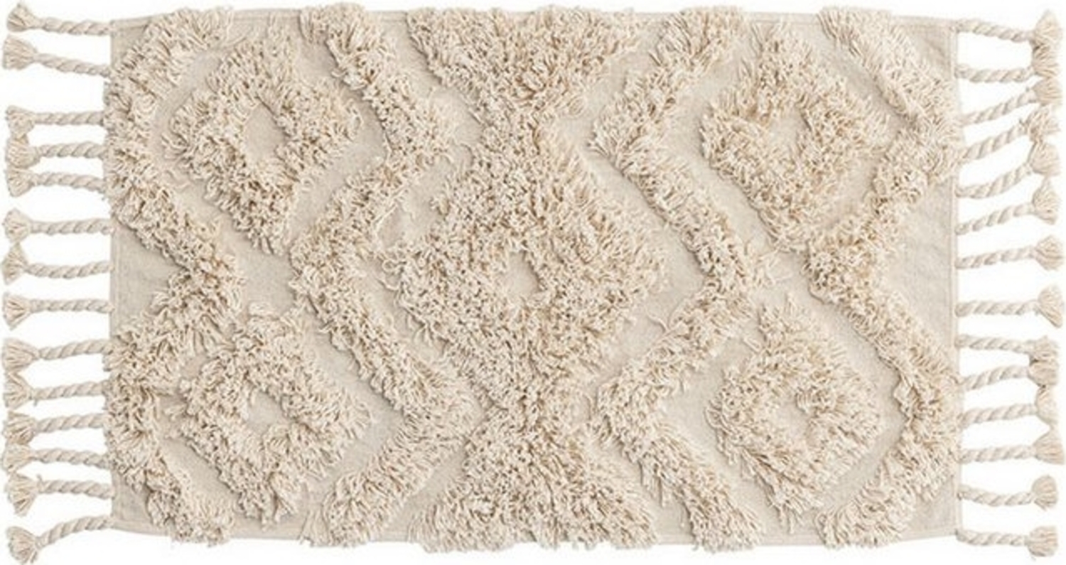 ebuy24 Teppich Hilma Badematte 80x50cm offwhite, Höhe: 2 mm Bild 1