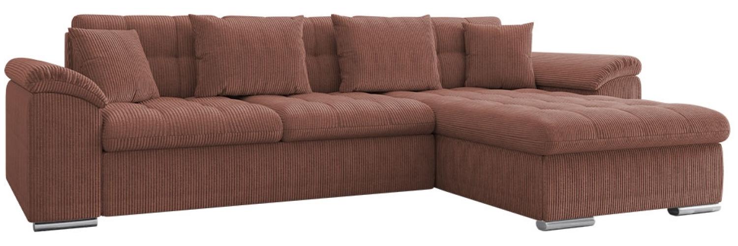 Ecksofa Diana Cord (Farbe: Poso 29, Seite: Rechts) Bild 1