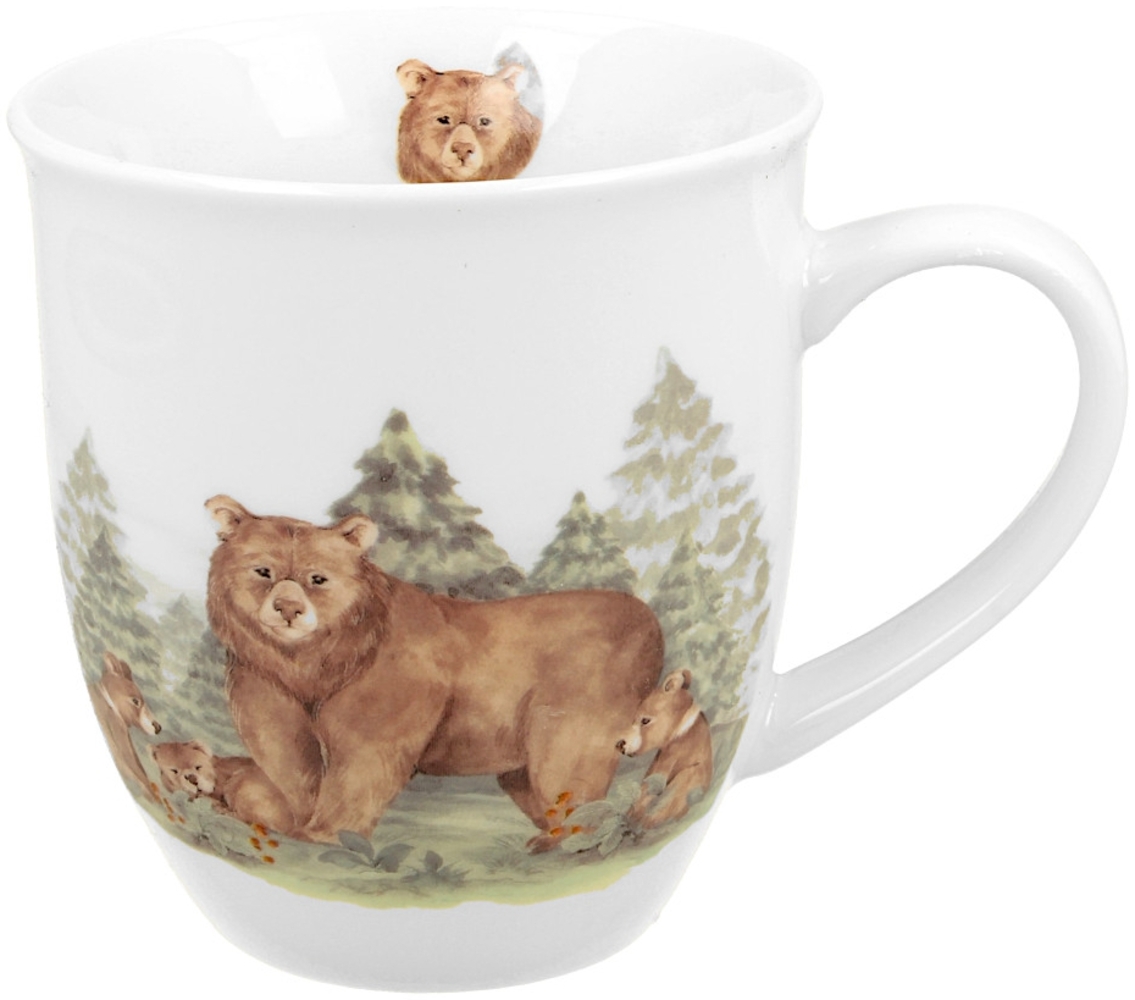 DUO WORLD OF ANIMALS Becher 400 ml BEARS New Bone China Porzellan Bild 1