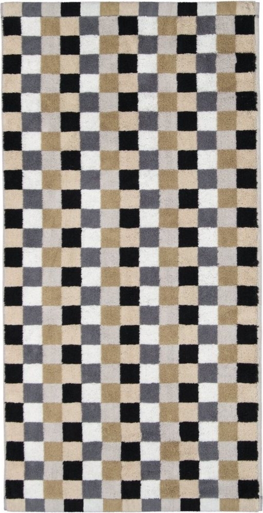 Cawö Handtücher Cawö Handtuch Lifestyle Cube 7047, 37 Kiesel, Baumwolle (1-St) Bild 1