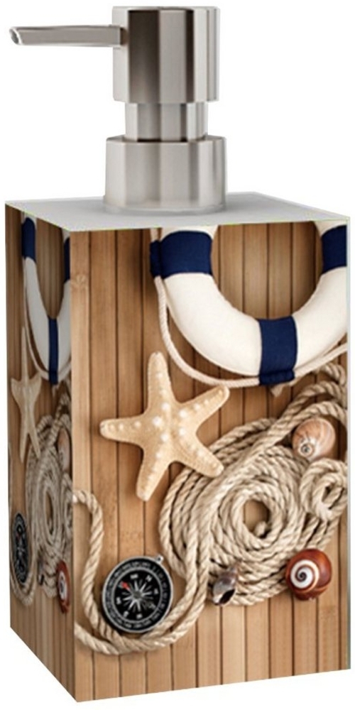 Sanilo Seifenspender Maritime, modernes & stylisches Design, stabile Pumpe, hochwertig Bild 1