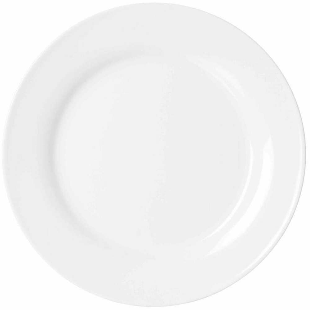 Ritzenhoff & Breker Bianco Teller Flach, Servierteller, Servierplatte, Geschirr, Porzellan, Weiß, Ø 24 cm, 78084 Bild 1
